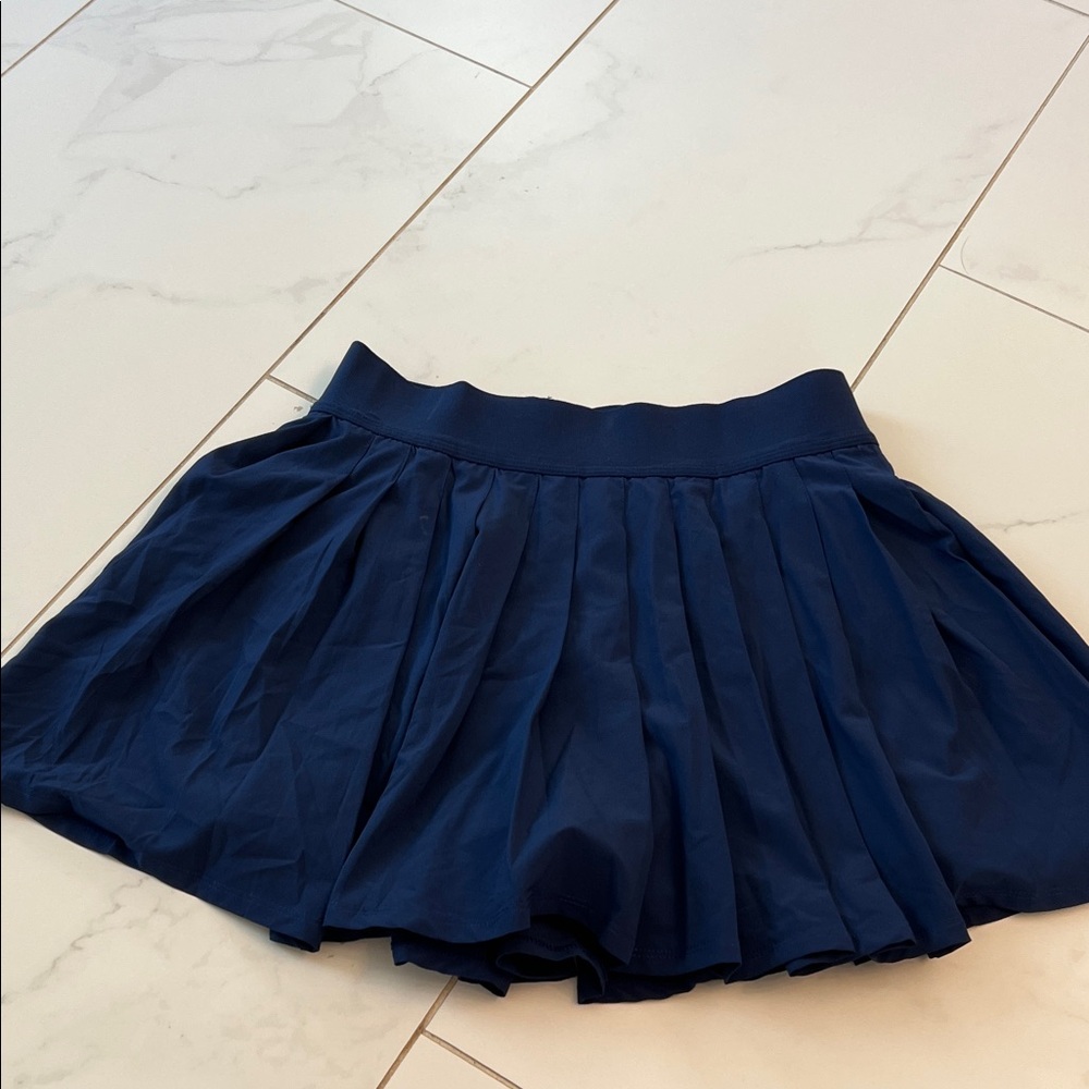 Navy Blue Pleated Skort all in motion size small